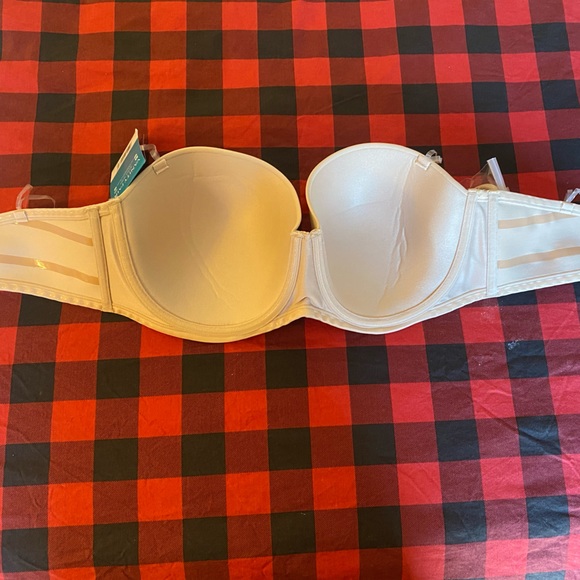 Vanity Fair strapless bra (nude) - Picture 2 of 7